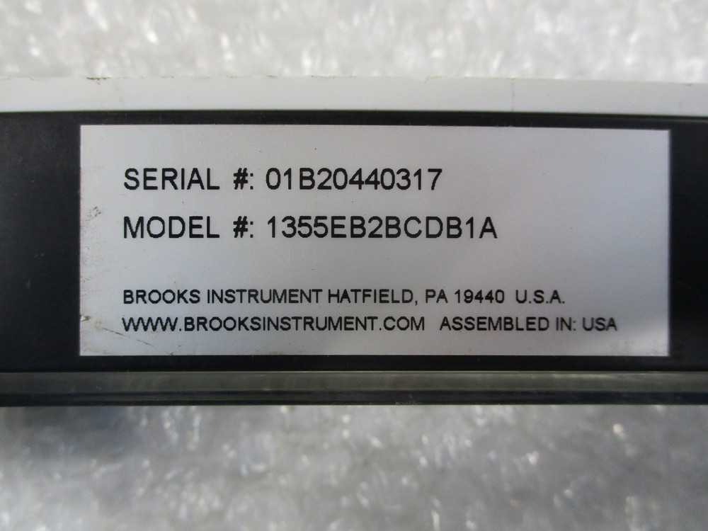 BROOKS 1355EB2BCDB1A FLOWMETER NSNP
