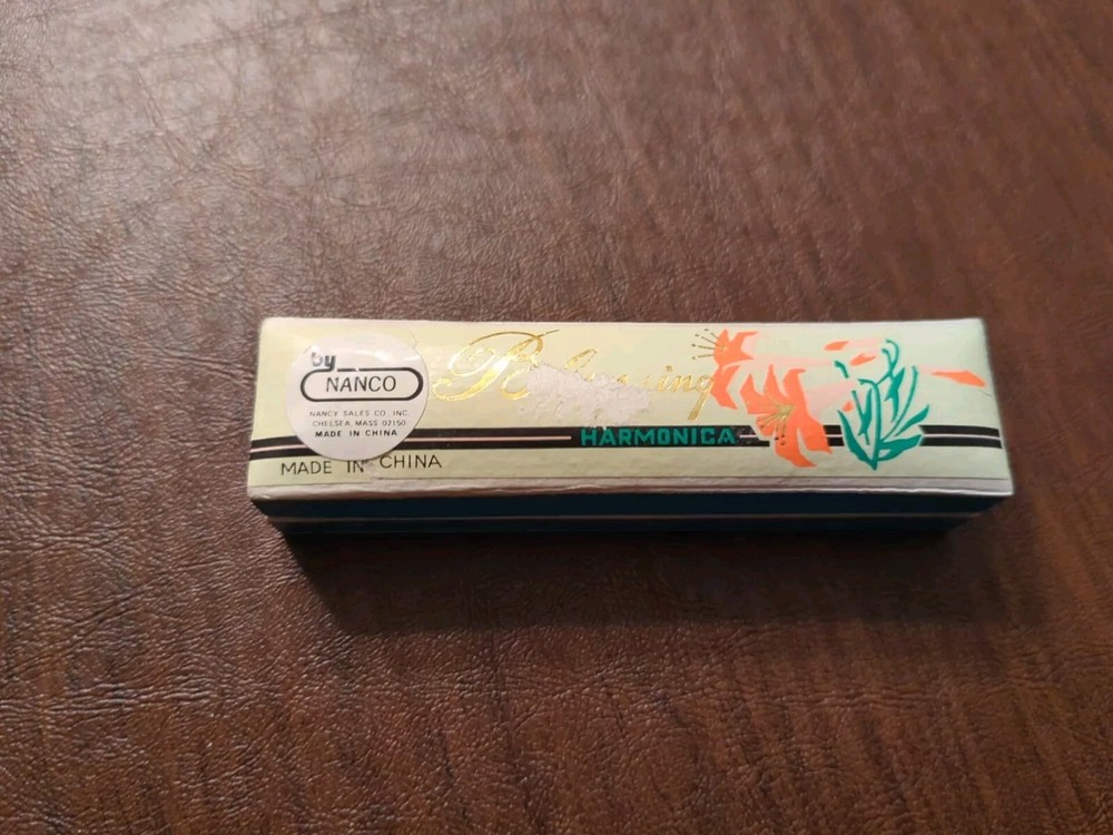 Vintage Blessing Harmonica With A Shiny Metallic Finish