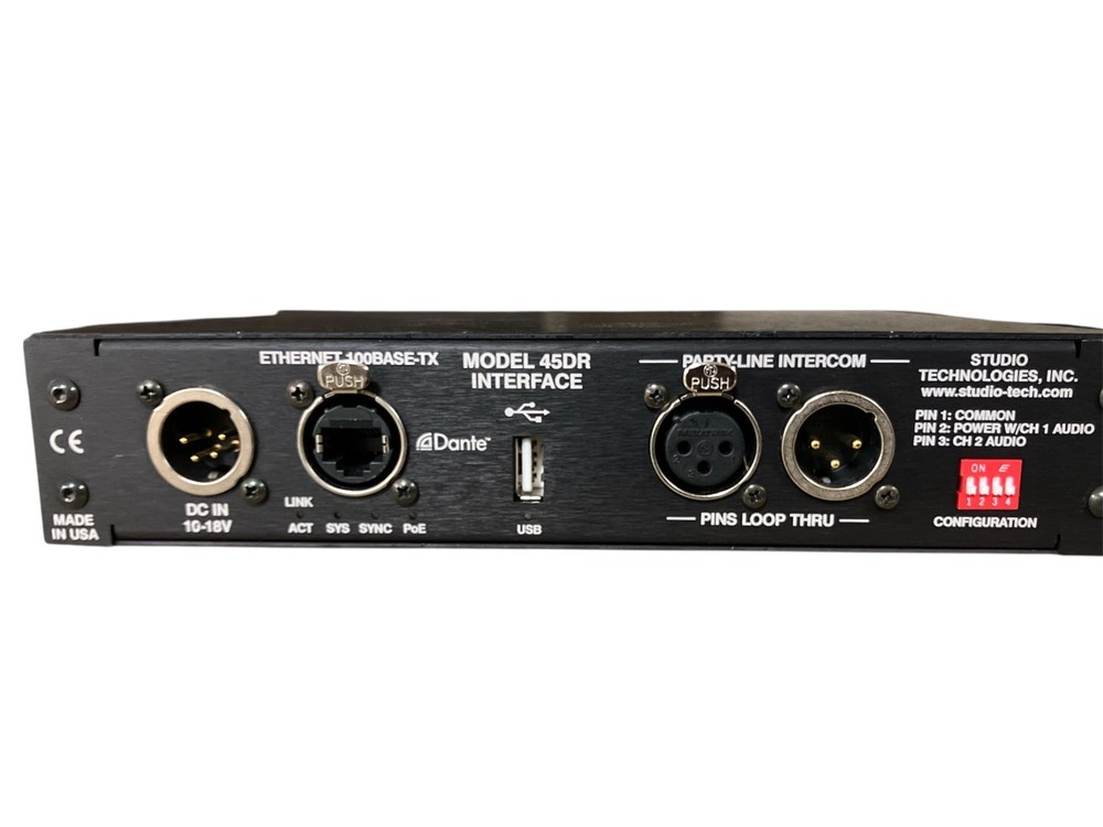 Studio Technologies Model 45DR Intercom Interface Dual Unit (No Power Source)