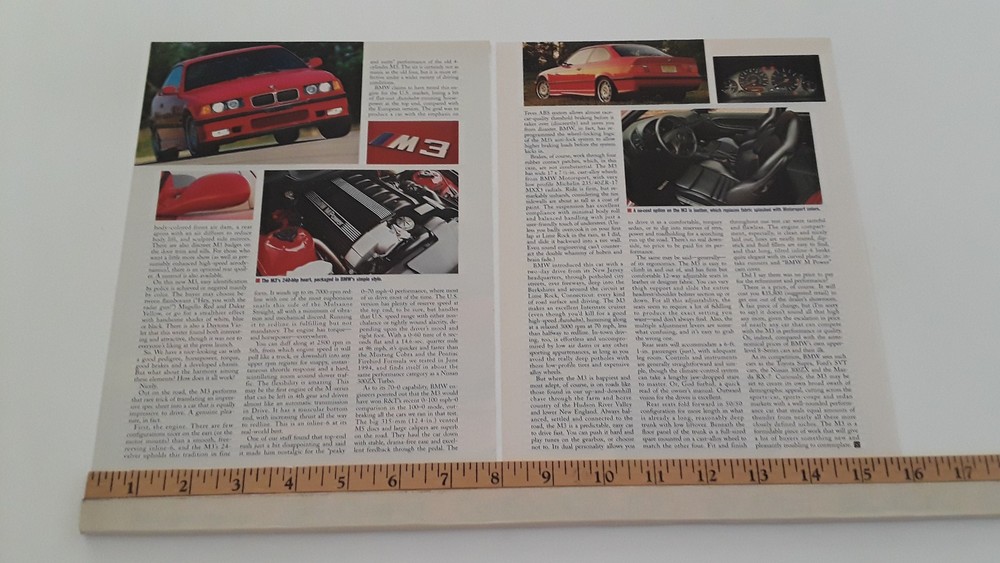 1995 BMW M3 ORIGINAL 1995 ARTICLE