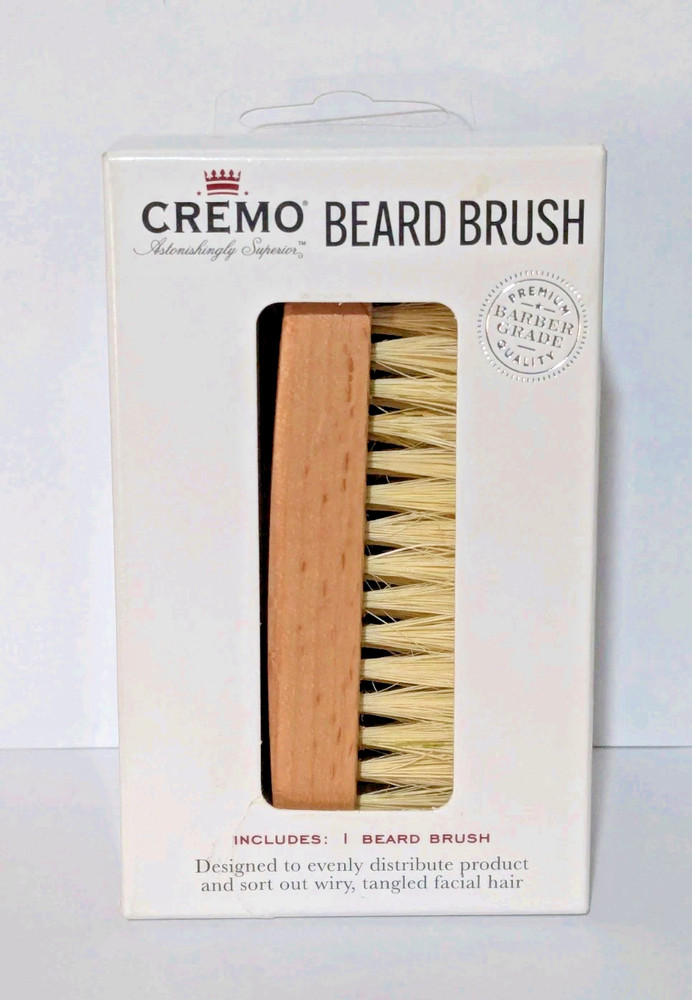 Cremo Beard Brush  Premium Barber Grade