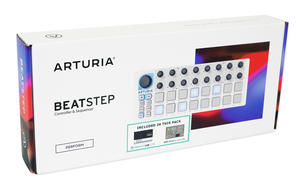 Arturia BeatStep 16-Step Analog Sequencer Midi USB DJ Pad Controller + Speaker