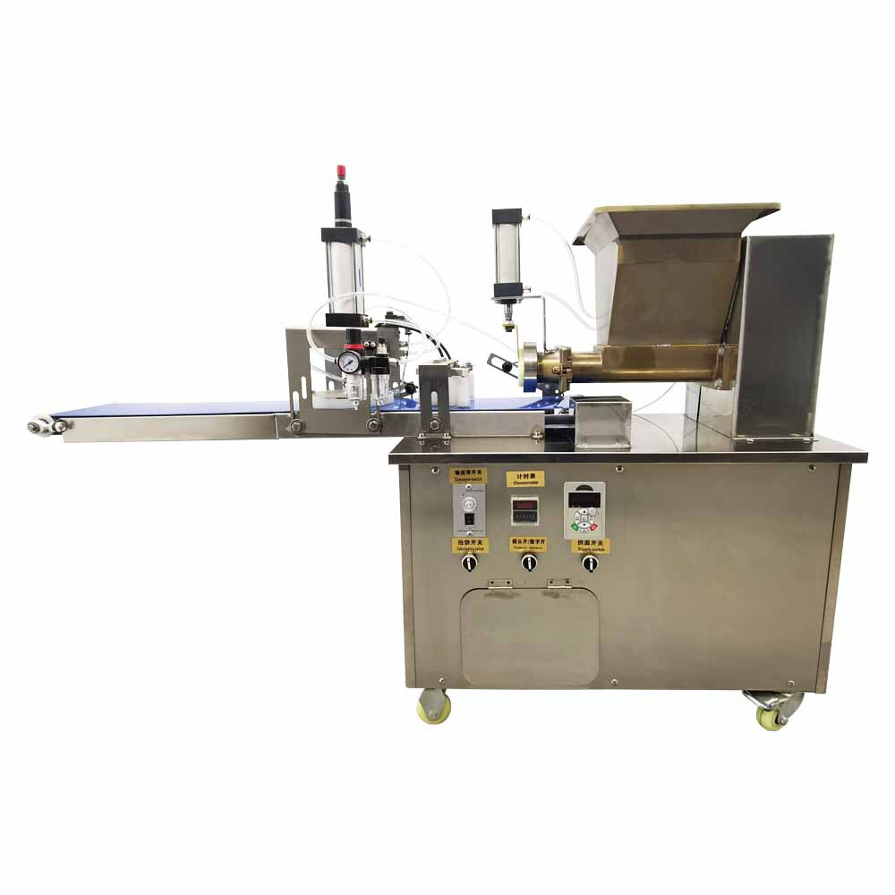 110V Automatic Dough Cutting and Pressing Machine 7'' Pizza Dough Divider