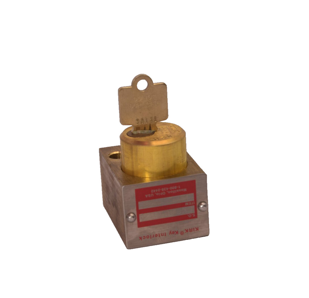 KIRK Key Interlock Lock With Key Included (Used)