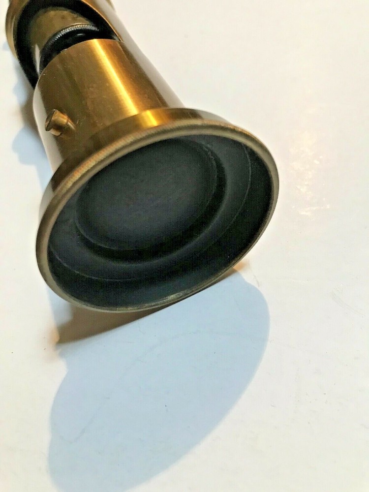 Antique Brass Pocket Microscope In Original Box