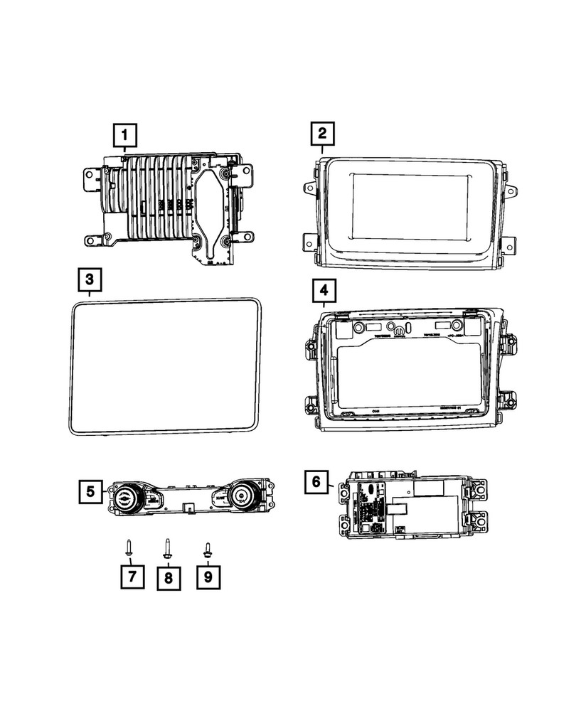 Genuine Mopar Telematics Module 68647858AA