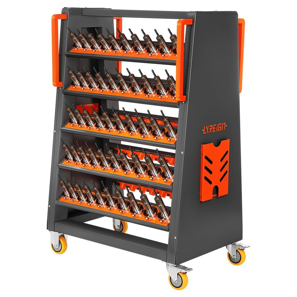 Rolling CNC Tool Carts CNC Tool Storage Rack CNC Mobile Tool Cabinet Tool Rack