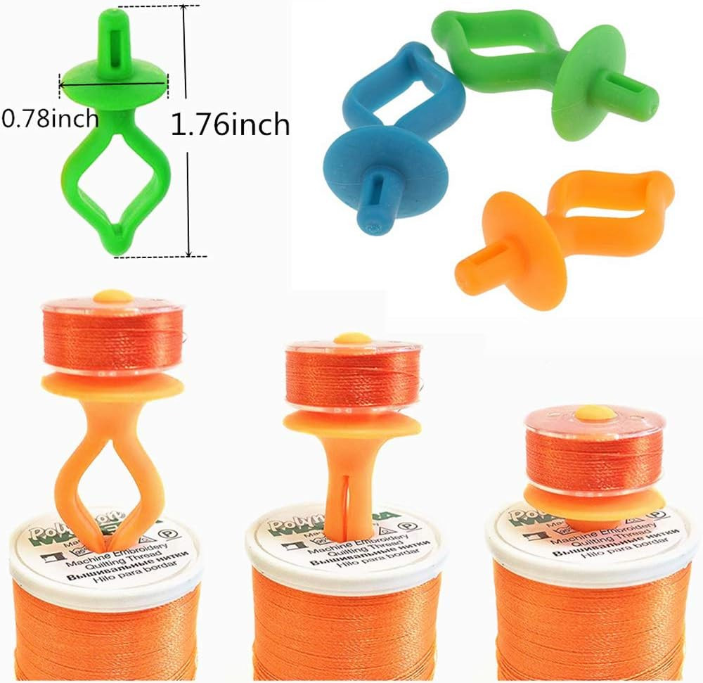 70Pcs Thread Spool Huggers -Thread Spool Savers/Bobbin Holders/Bobbin Clamps/Sew