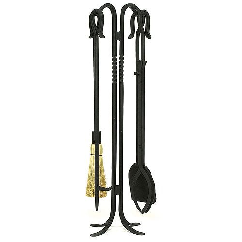Shepherds Hook Fireplace Tool Set