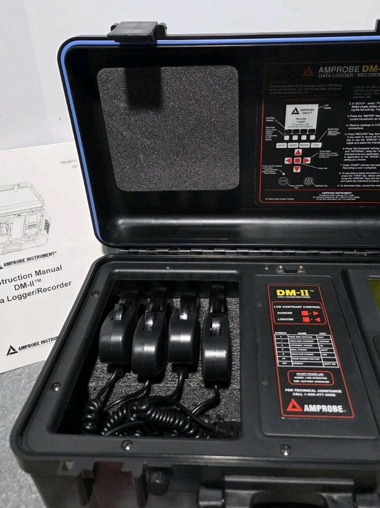 AMPROBE DM-II DATA LOGGER RECORDER Tested ,Working