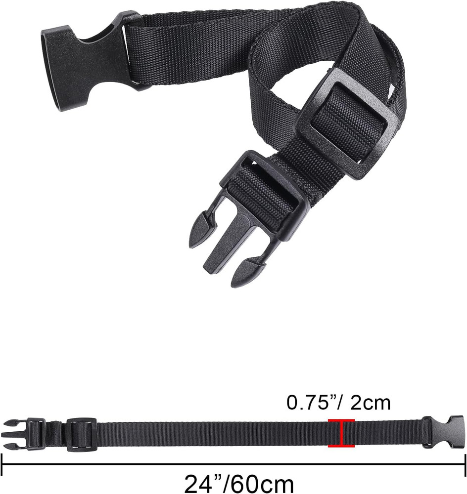 Utility Straps Quick Release Nylon Backpack Accessory Bag Strap,Adjustable for H