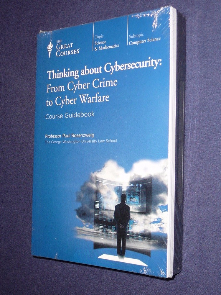 Teaching Co Great Courses CDs THINKING ABOUT CYBERSECURITY new sealed