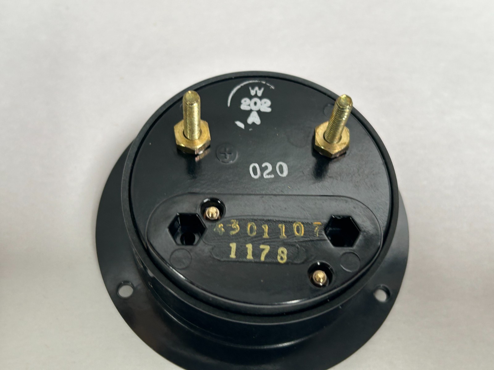 UNUSED Vtg Simpson Model 301-57 0-5 Milliamperes DC Pamel Meter Gauge (A10)