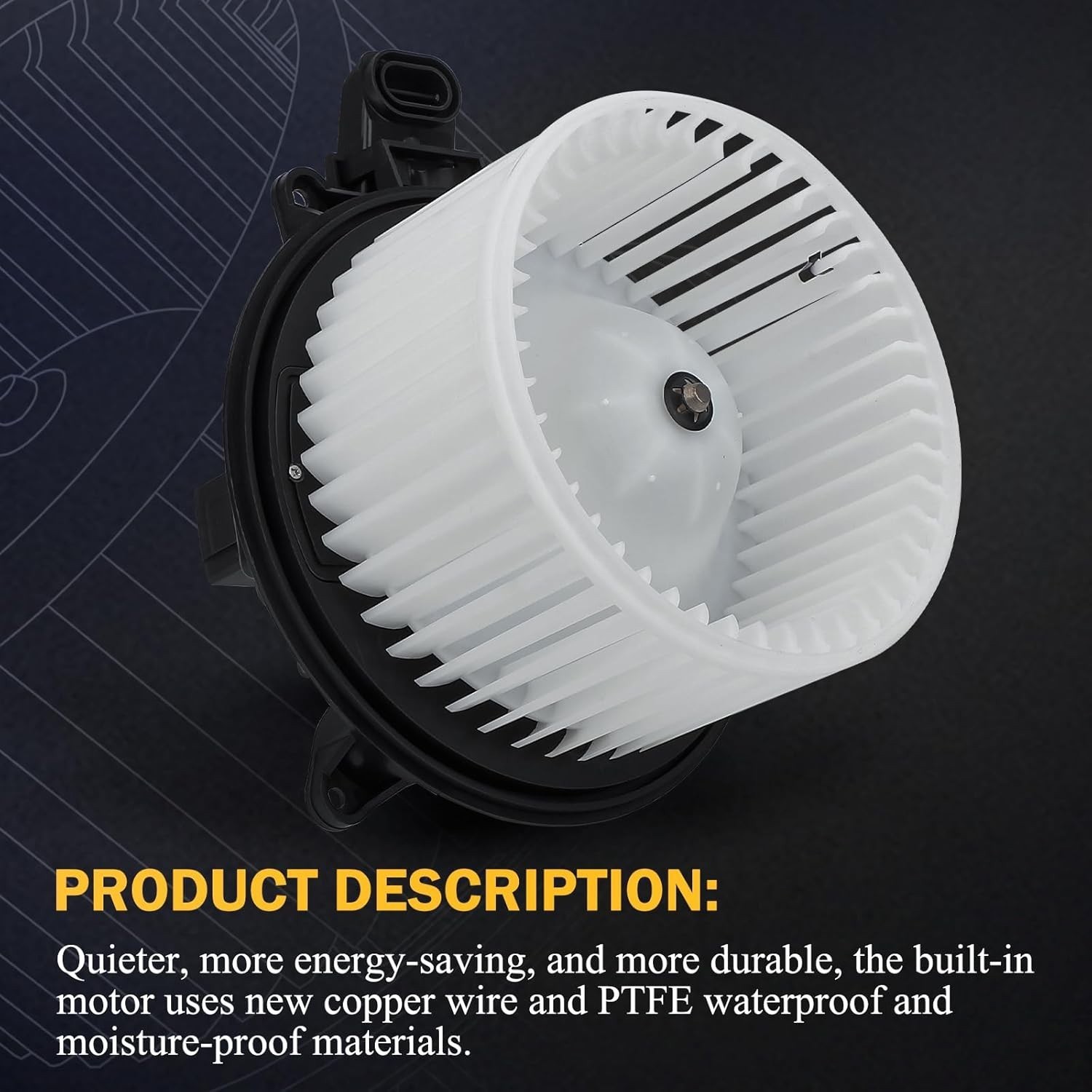 PM9364 Heater Motor Blower Fan For Ford F-150 2009 2010 2011 2012 2013 2014