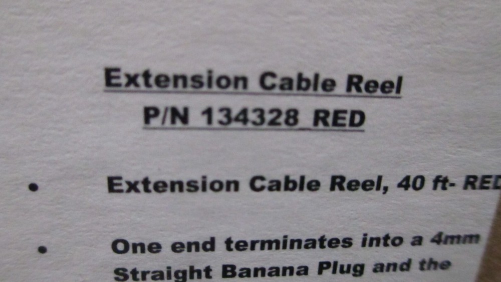 Adaptive Interconnect Electronics, Extension Cable Reel 134328, Red