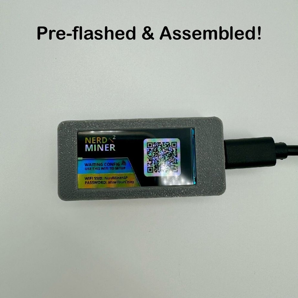 Mini Crypto Miner (NerdMiner Project)