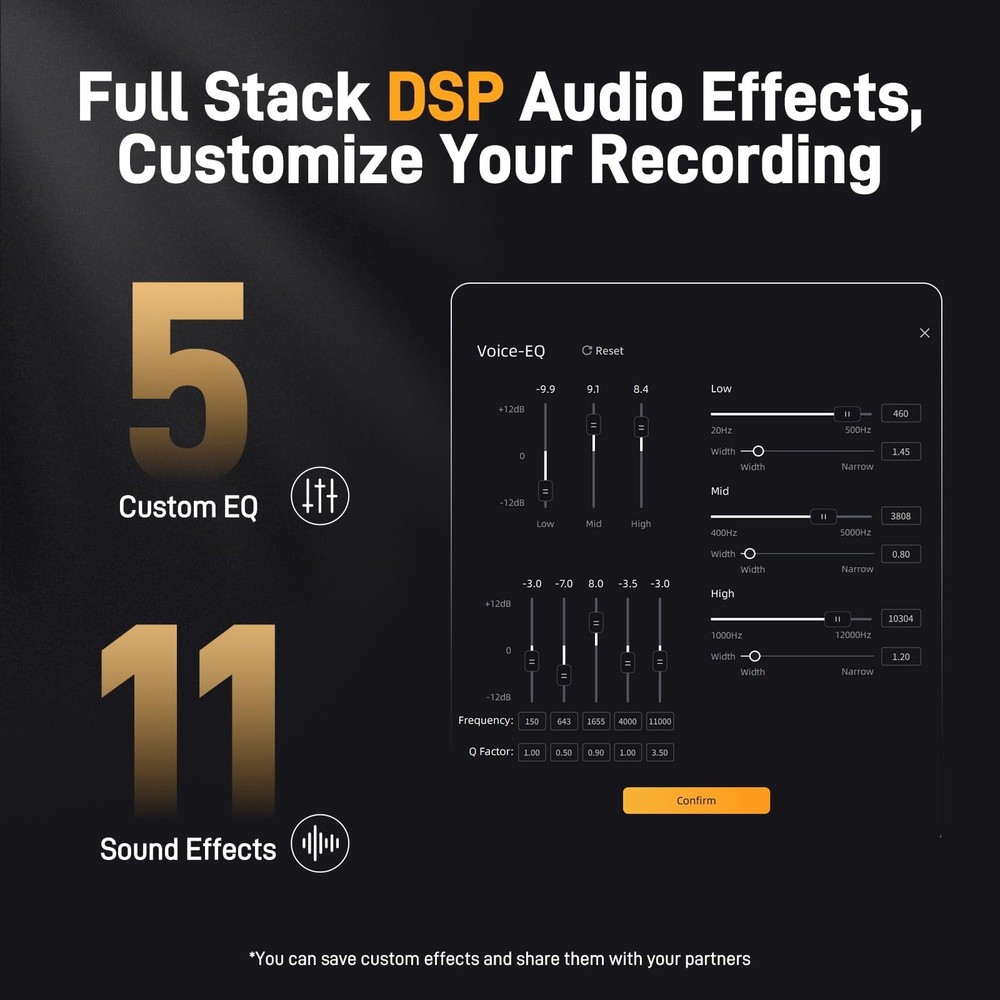 USB Condenser Microphone-Studio Mic with Shock Mount, Boom Arm, Software, Mut...