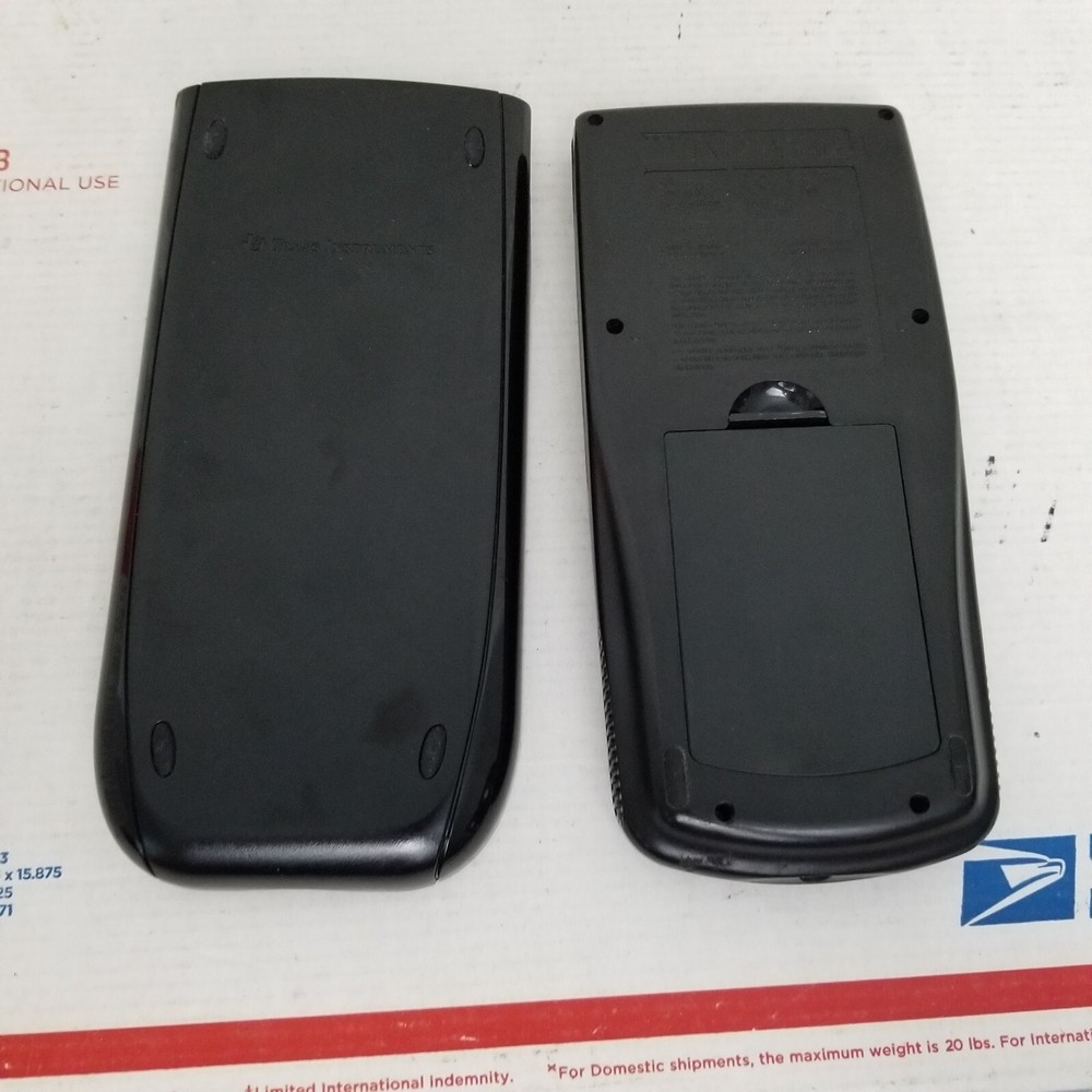 Texas Instruments TI-83 Plus Graphing Calculator Black Cover Case Tested - READ
