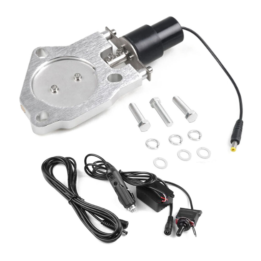 3inch Electric Exhaust Y-Pipe Valve Control Motor with Manual Switch Kit