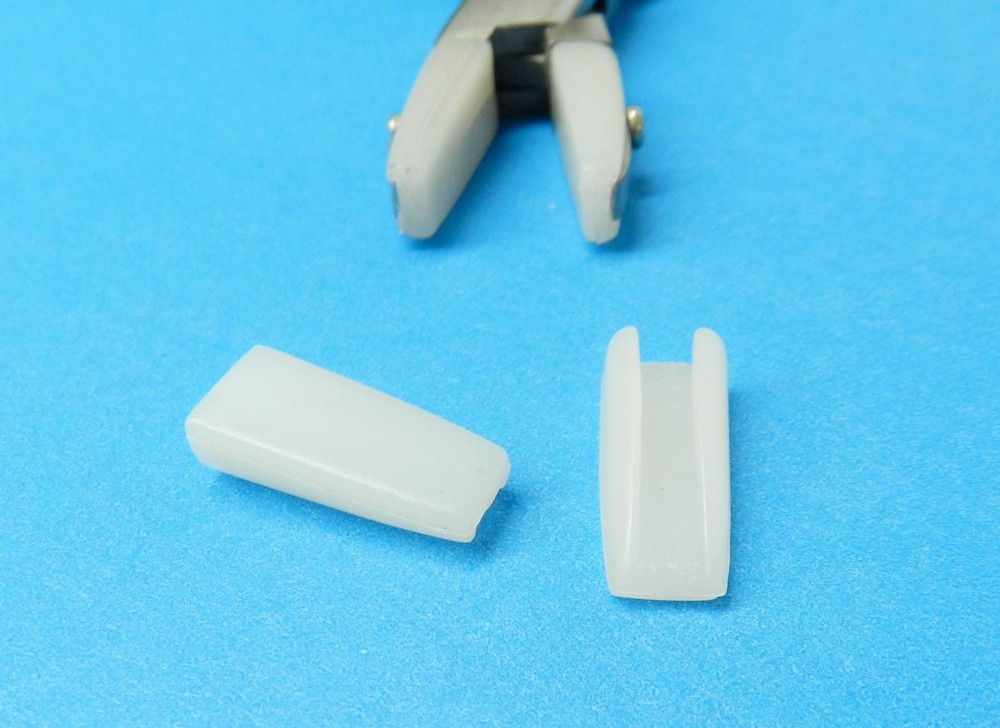 Nylon Tips Flat Replacement Jaws For Flat Nose Pliers Plastic Jaw Set Inserts
