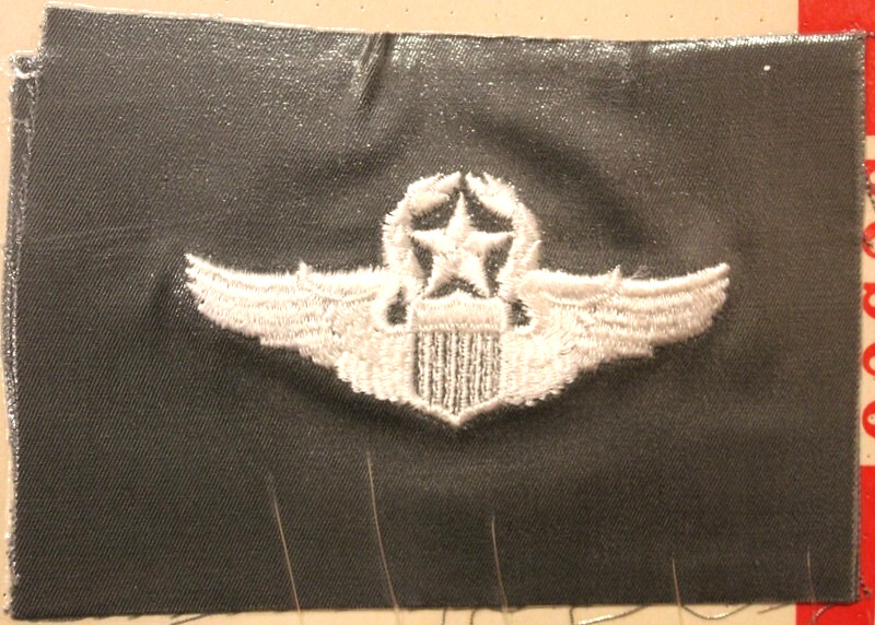 US Air Force Master Pilot Wings Flight Suit Green Insignia Patch Pair Packaged