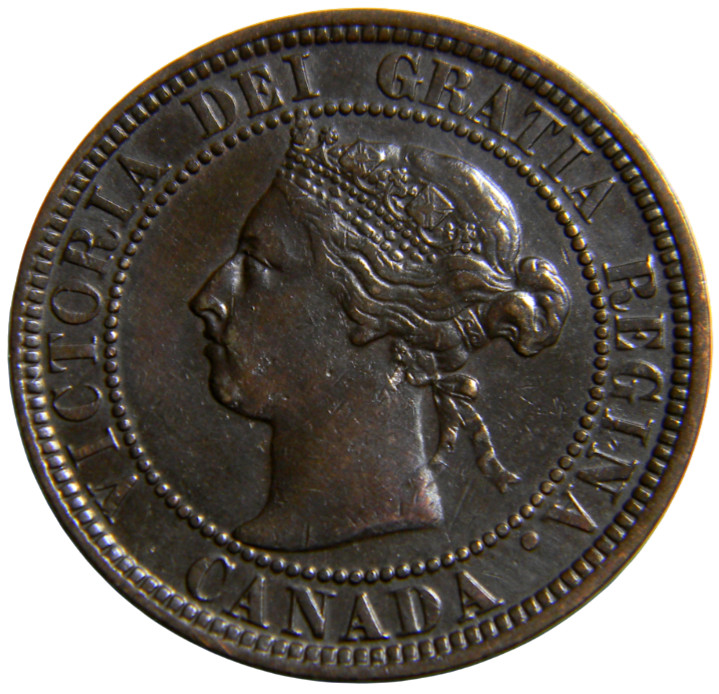 Canada 1900 H One Cent  (0733)