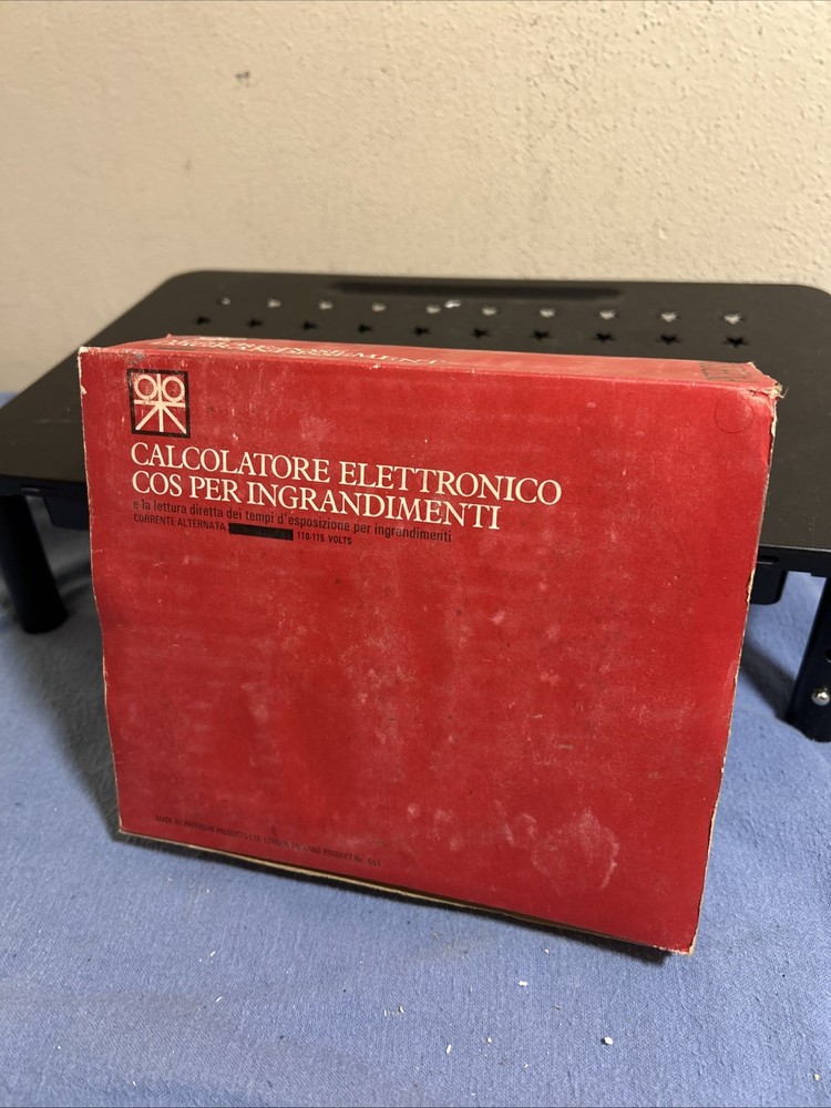 PATTERSON CdS ENLARGING METER WORKING IN BOX W INSTRUCTIONS