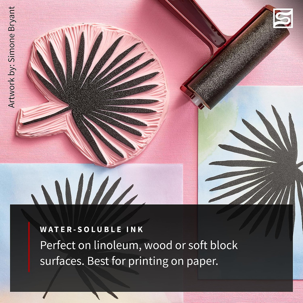 3471 Super Value Block Printing Starter Kit – Includes Ink, Brayer, Lino Handle