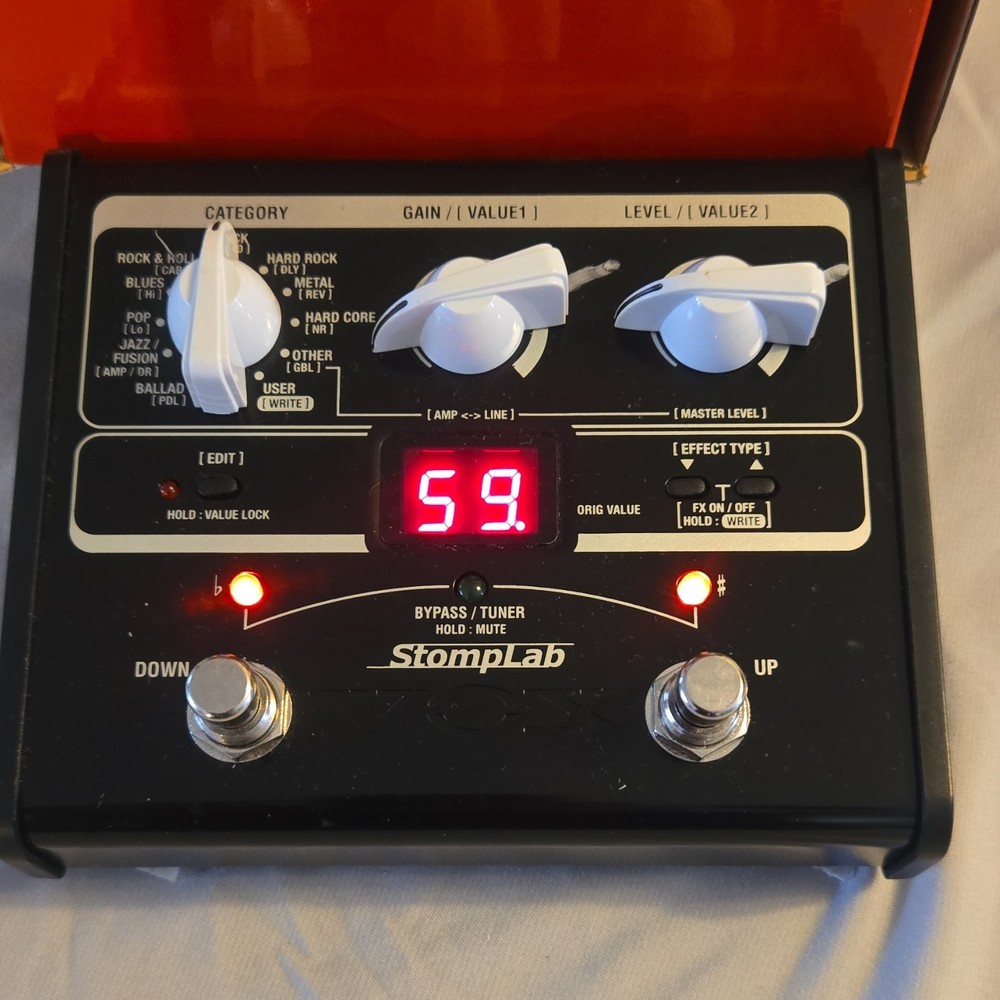 Vox StompLab IG Digital Modeling Multi-Effects Processor for Electric Guitar