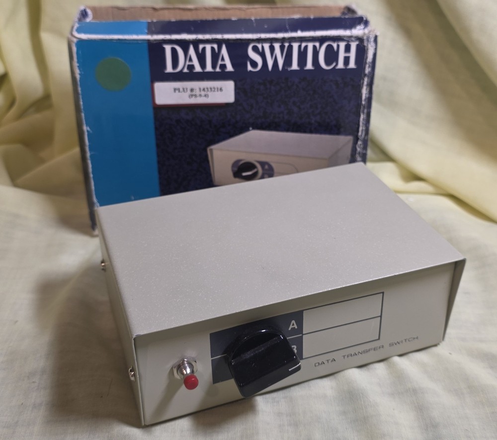 2 Port 2 Way PS2/VGA Manual A-B Data Transfer Switch