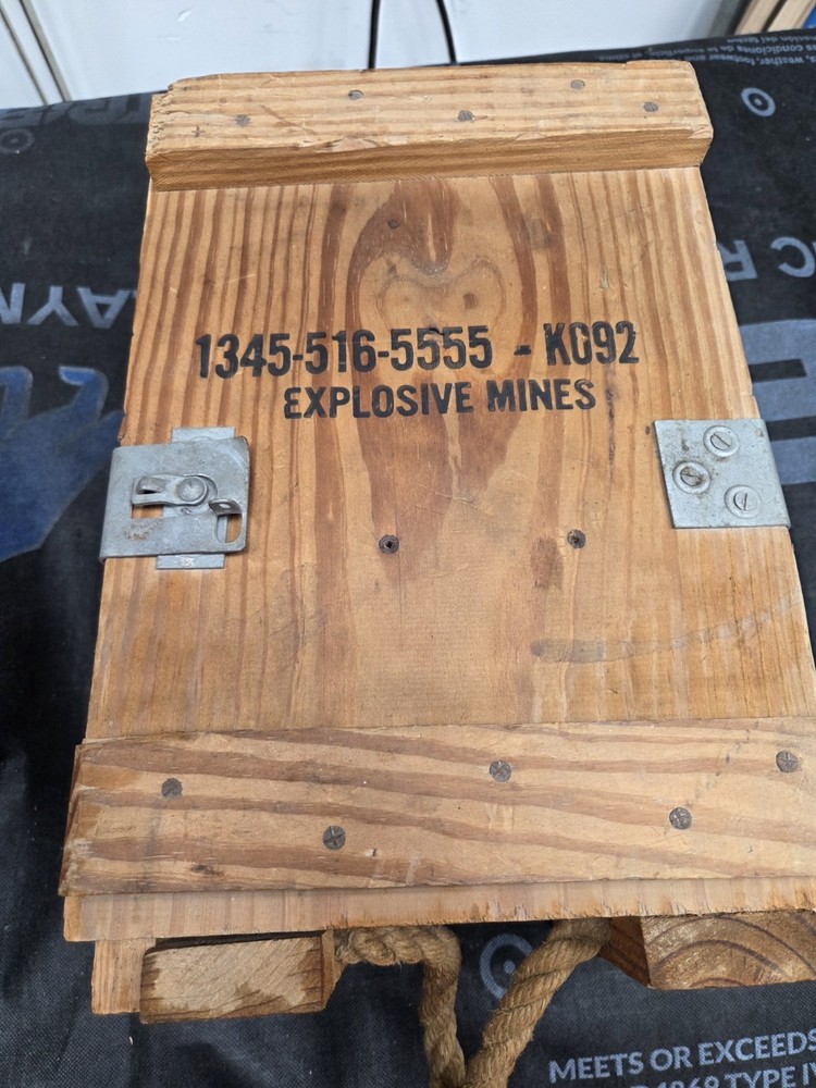 Vintage Wood Ordinance Boxes