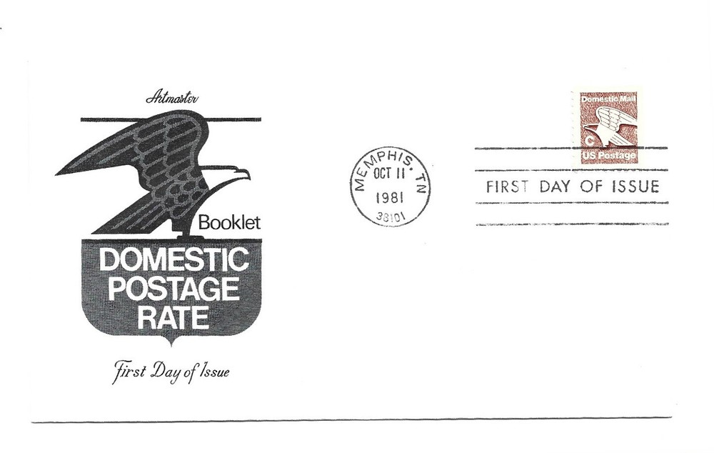 1948  'C' (20c) Eagle Non Denominated booklet single Artmaster FDC