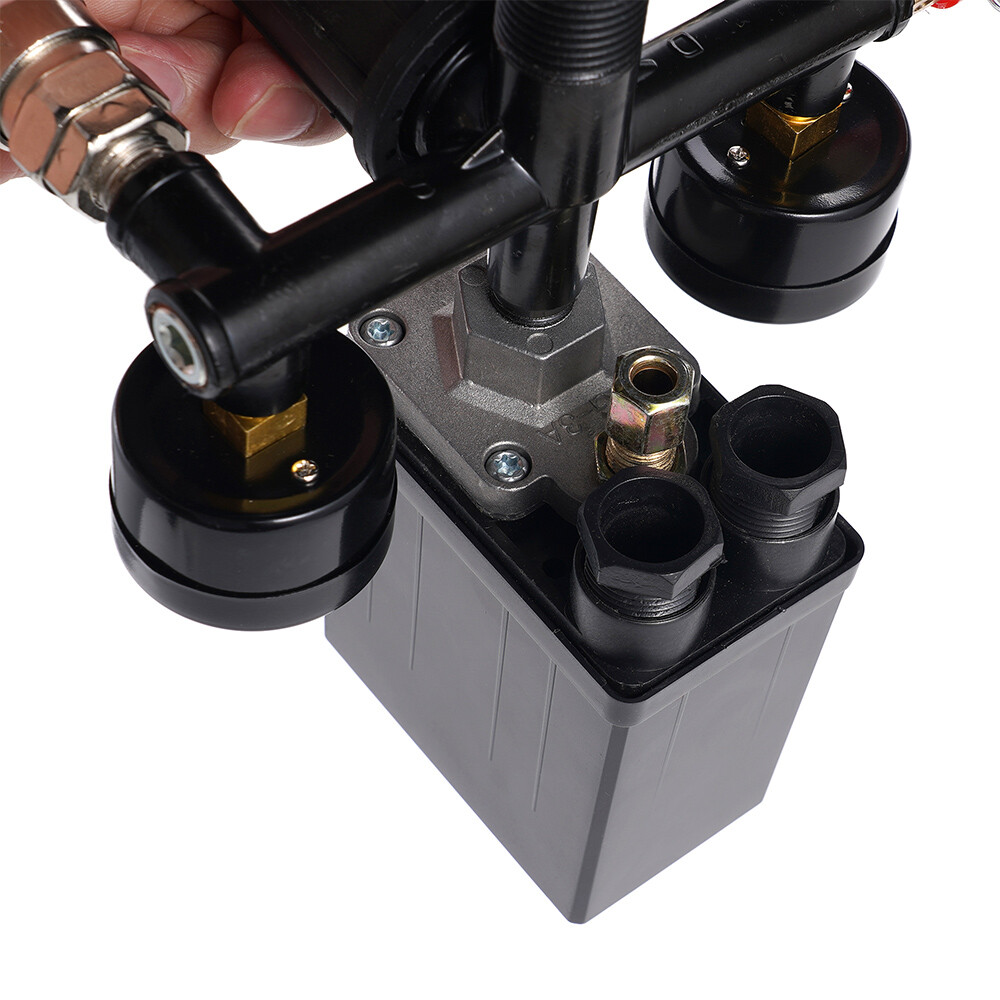 Air Compressor Pressure Control Switch Valve Manifold Regulator w/ Gauges Relief