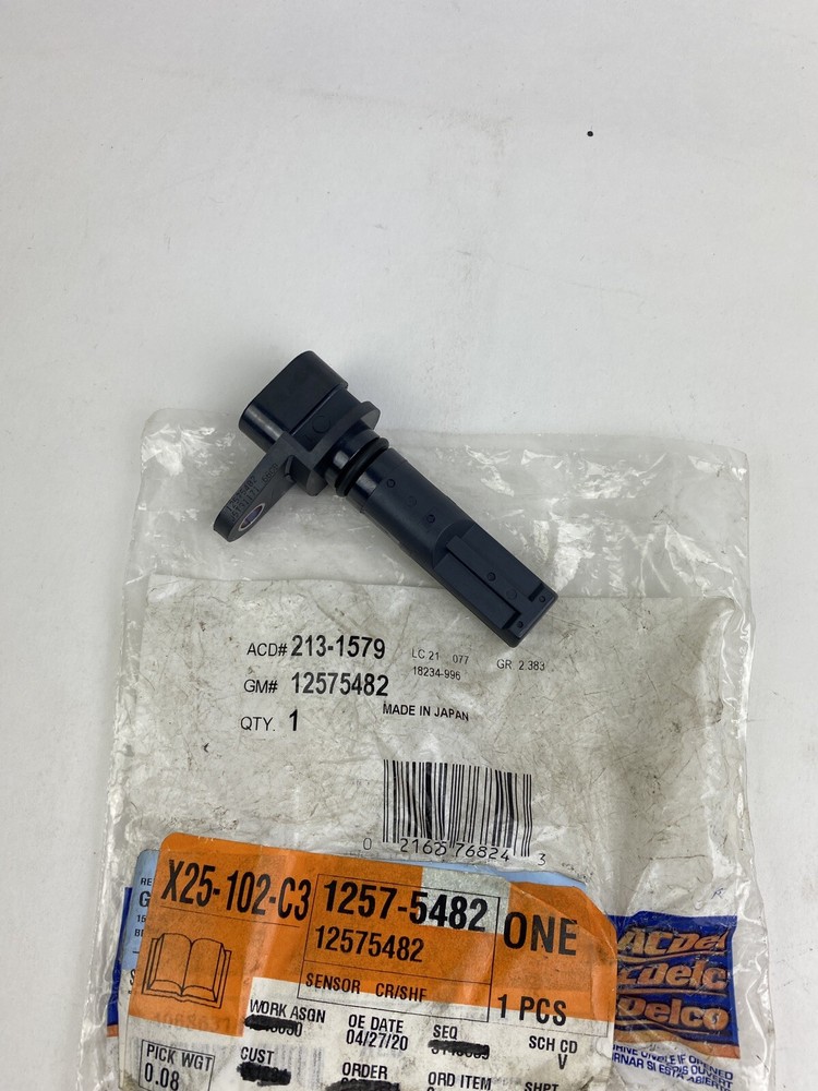 ACDelco 213-1579 Crankshaft Position Sensor for VIN Y LD8 Engine