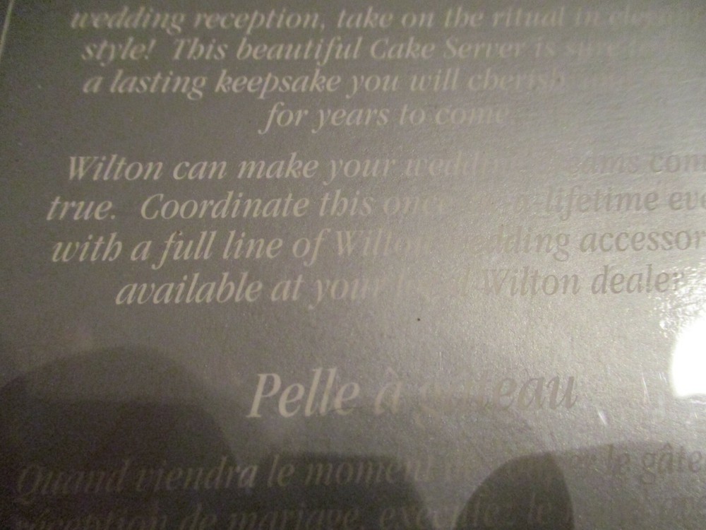 Wilton Cake Server in Original Box