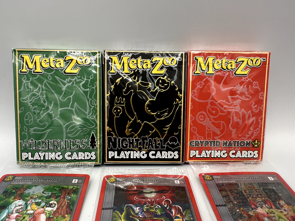Metazoo Kickstarter Exclusive USPCC Deck Sets + Promos