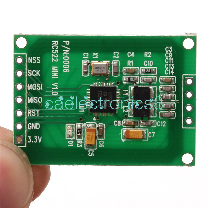 13.56MHz RC522 RFID Read Write Card Module I2C IC RFCard Inductive Module NEW