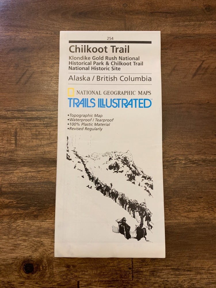 Trails Illustrated Map - Chilkoot Trail 254 © 1997