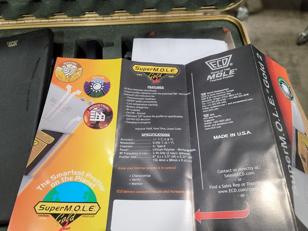 Super Mole Gold E31-0900-45 Thermal Profiler Kit