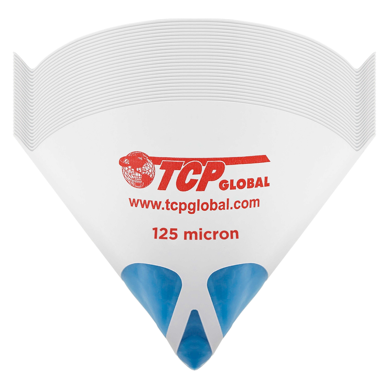 50 Pk Paint Strainers, Ultra-Fine 125 Micron Mesh Cone Filter Tips, Strain Auto