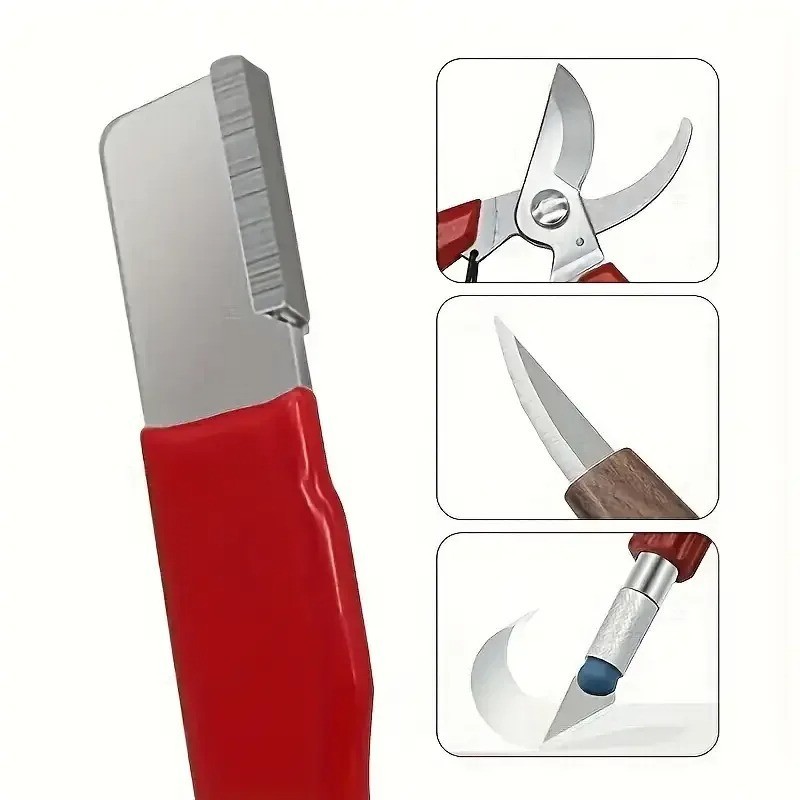 Precision Edge Knife & Scissor Sharpener Tungsten Diamond Ceramic Sharpener NEW