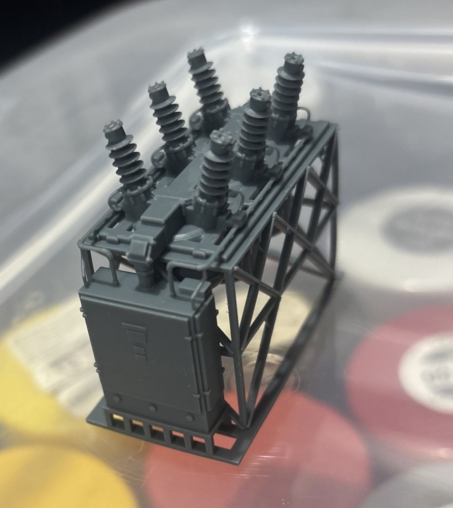 3-Phase Automatic Station Reclosure - HO scale - 3D resin printed