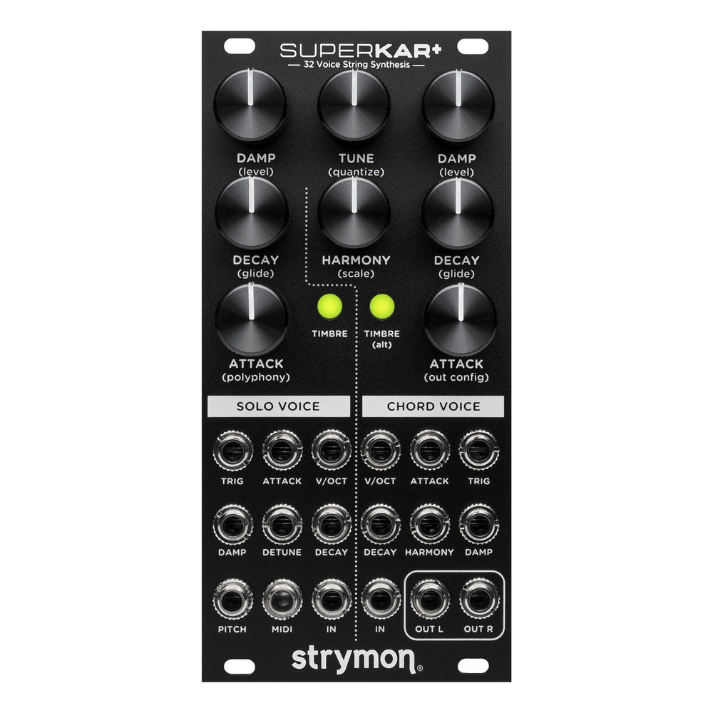 Strymon SuperKar+ 32-Voice String Synthesizer Eurorack Module
