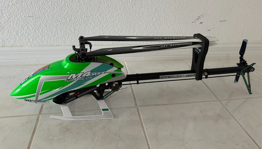 OMP M4 MAX BNF. Microbeast Plus,Spektrum satellite Flybarless System Helicopter