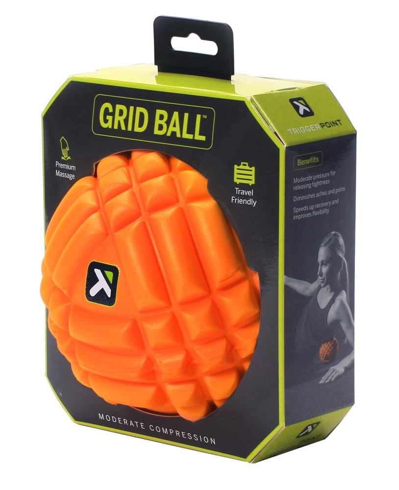 TriggerPoint Orange Grid Ball Deep Tissue Massage Roller