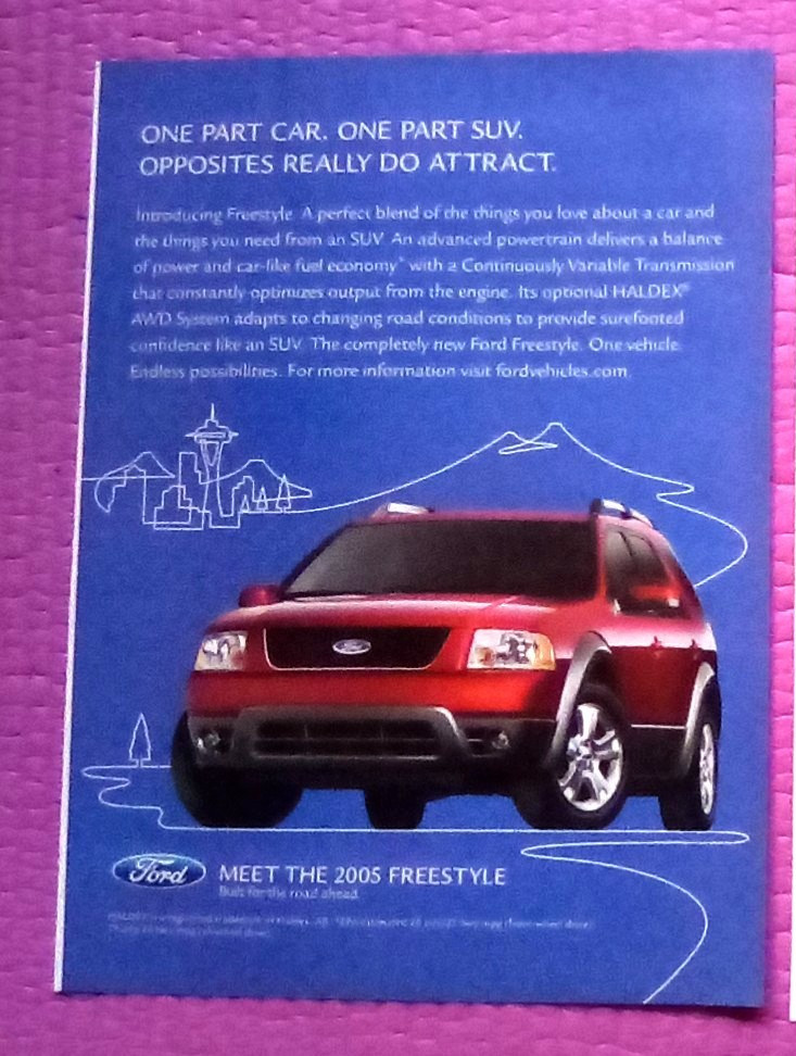 2005 Ford Freestyle Print Ad