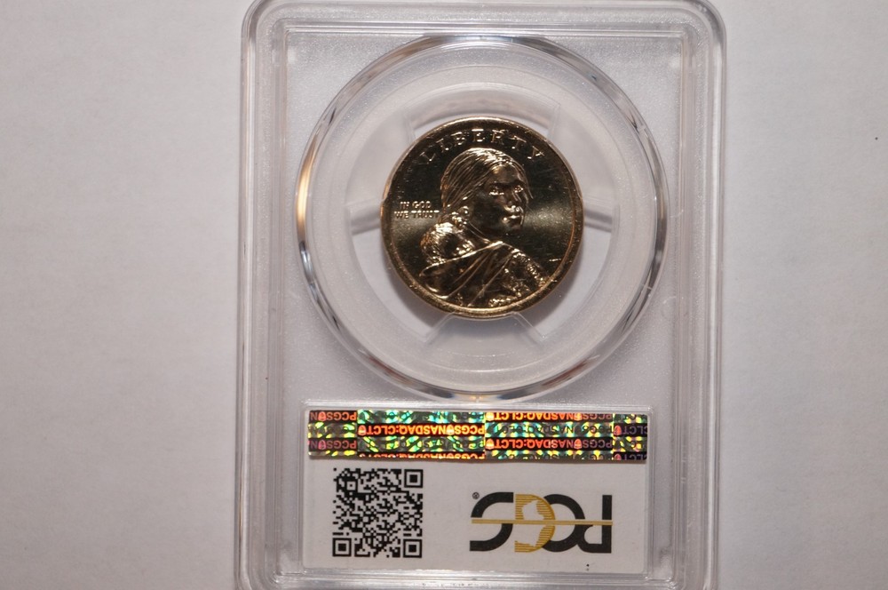 2016-D NATIVE AMERICAN DOLLAR POSITION B GRADED PCGS MS66