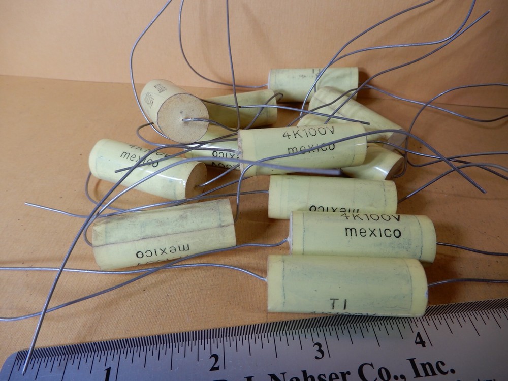 TI Polypropylene? Audio Capacitors 4uf 100V Qty 12 NOS Sample = 4.23uf