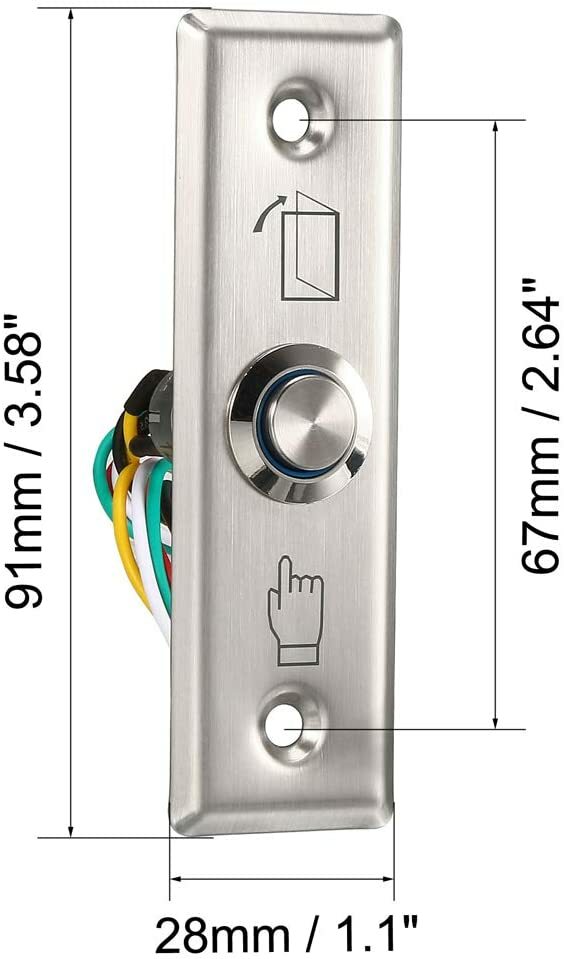 Door Access Control System, Electric Magnetic Lock, 2 Wireless Remote Controls