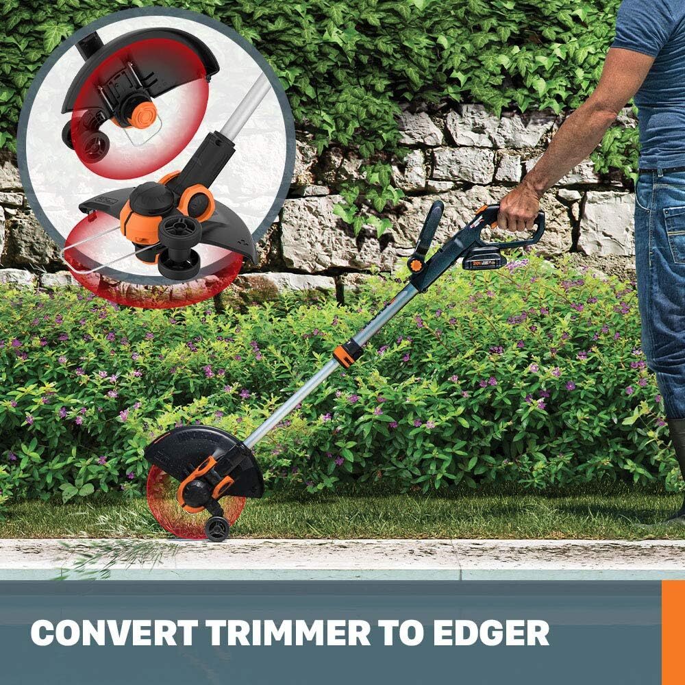 String Trimmer Cordless GT3.0 20V Powershare 12" Edger & Weed Trimmer (2 Batteri